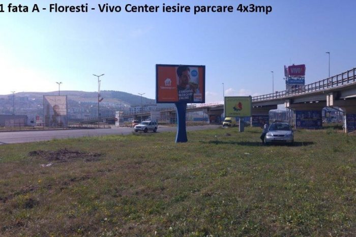 BKL 01 fata A - Floresti - Vivo Center iesire parcare 4x3mp