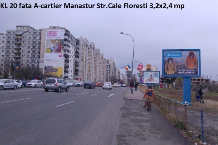 BKL 20 fata A-cartier Manastur Str.Cale Floresti 3,2x2,4 mp
