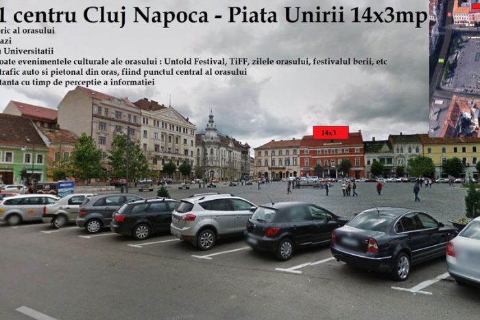 Roof Top 01 centru Cluj Napoca - Piata Unirii 14x3mp