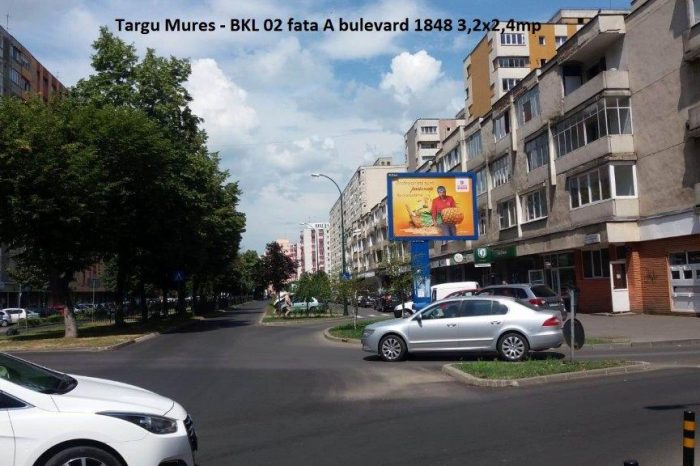 Targu Mures - BKL 02 fata A bulevard 1848 3,2x2,4mp
