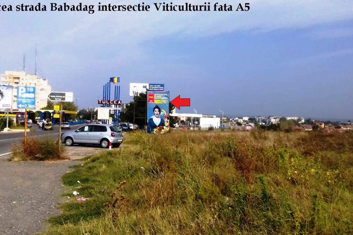 Tulcea strada Babadag intersectie Viticulturii fata A5